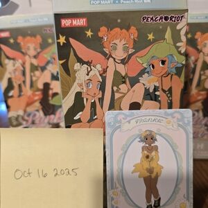 Popmart Peach Riot Fairy Punk Frankie Sunflower